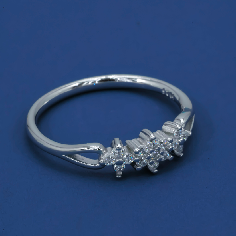 Flora Spark 925 Silver Ring