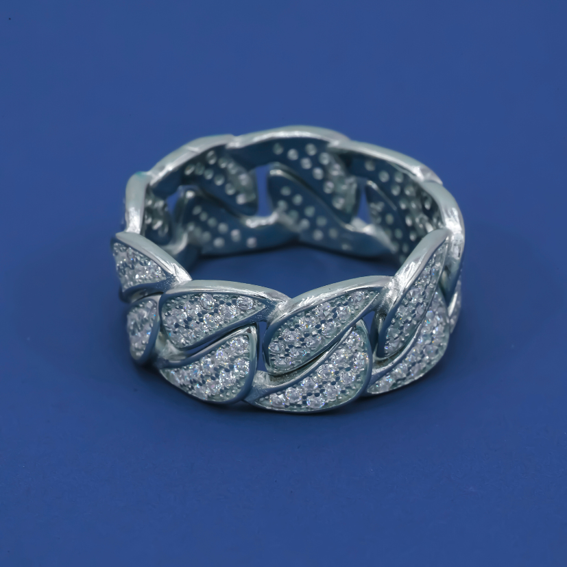 Twin Crest 925 Silver Rings (Set of 2)