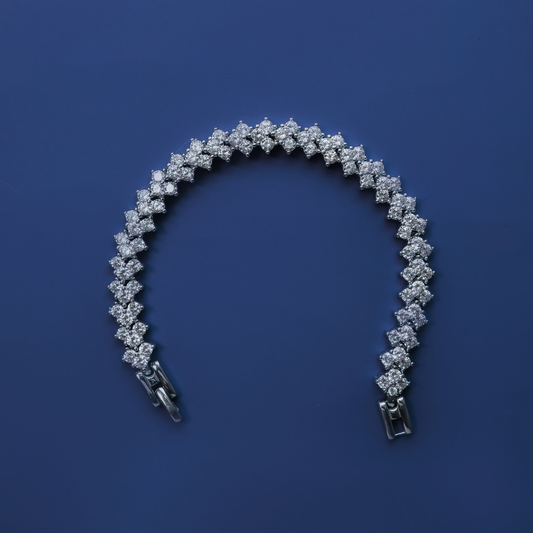 Celeste Tennis Bracelet – 925 Silver with Premium Zircon Diamonds