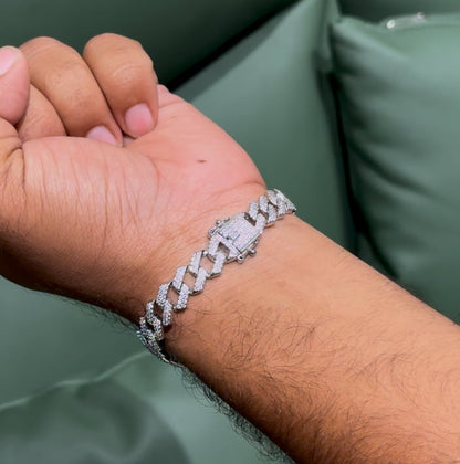 Men's Cuban Link 925 Sterling Silver Bracelet