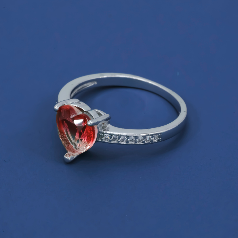 Scarlet Heart 925 Silver Ring