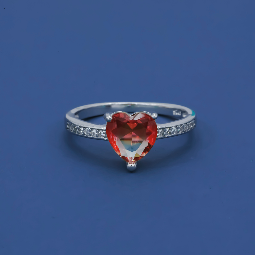 Scarlet Heart 925 Silver Ring