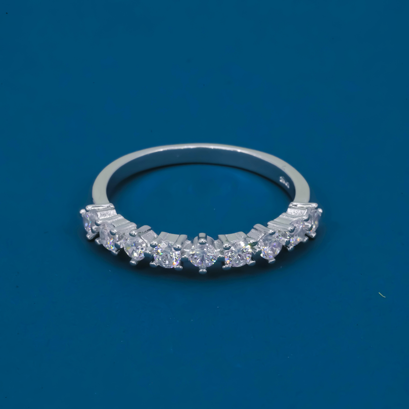 Celestia Half Eternity 925 Silver Ring