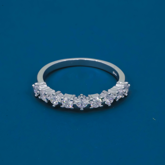 Celestia Half Eternity 925 Silver Ring