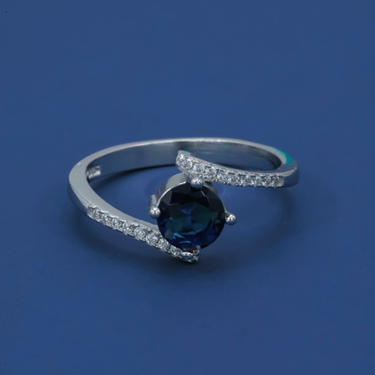 Midnight Aura 925 silver Ring