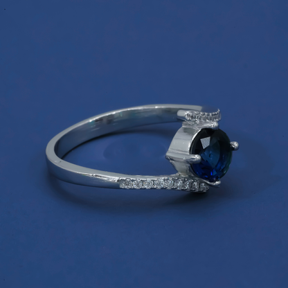 Midnight Aura 925 silver Ring