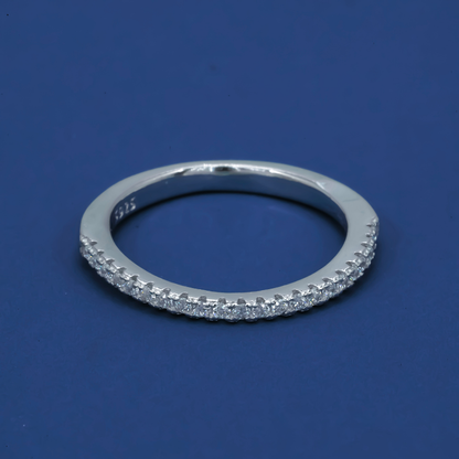 WaveBand 925 Sterling Silver Ring