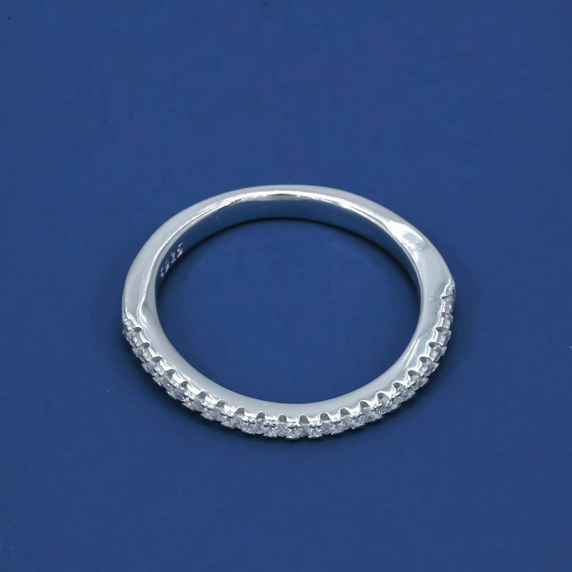 WaveBand 925 Sterling Silver Ring