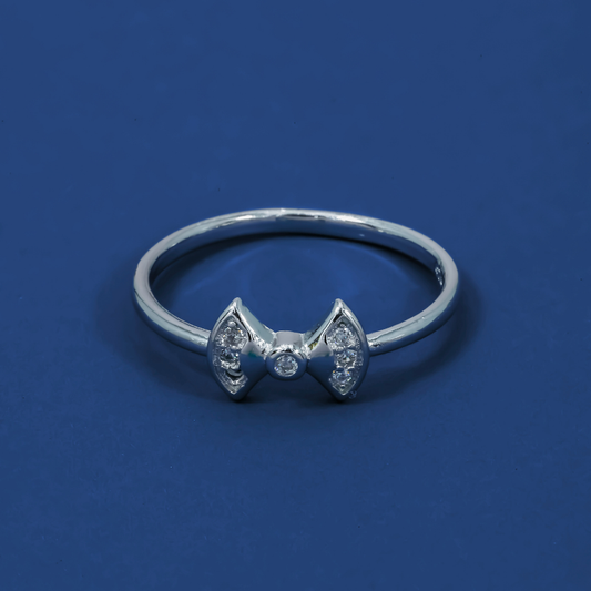 Bow Sparkle 925 Sterling Silver Ring