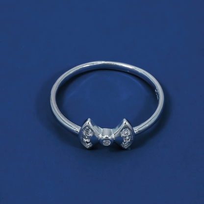 Bow Sparkle 925 Sterling Silver Ring