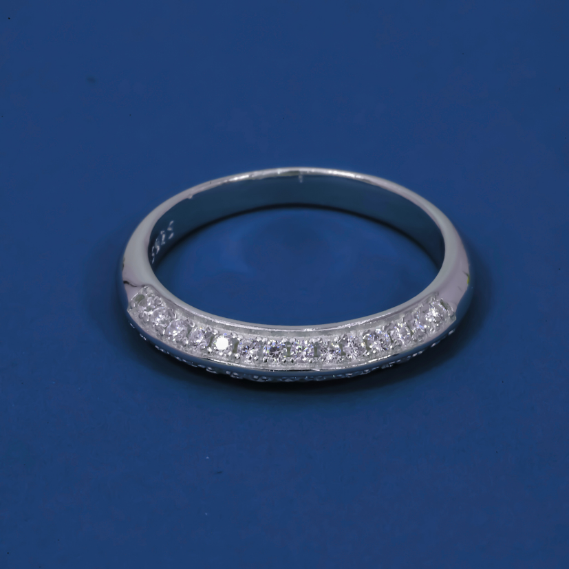 Crystal Line 925 Silver Eternity Ring