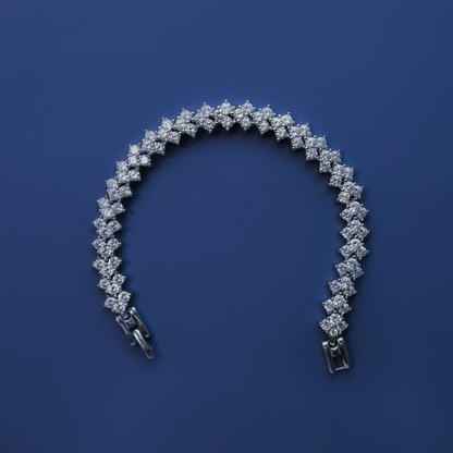Celeste Tennis Bracelet – 925 Silver with Premium Zircon Diamonds
