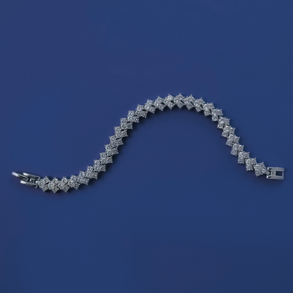 Celeste Tennis Bracelet – 925 Silver with Premium Zircon Diamonds