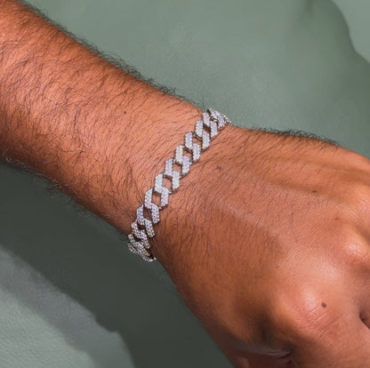 Men's Cuban Link 925 Sterling Silver Bracelet