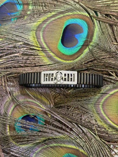 Hanuman Raksha Kavach 925 Sterling Silver Bracelet